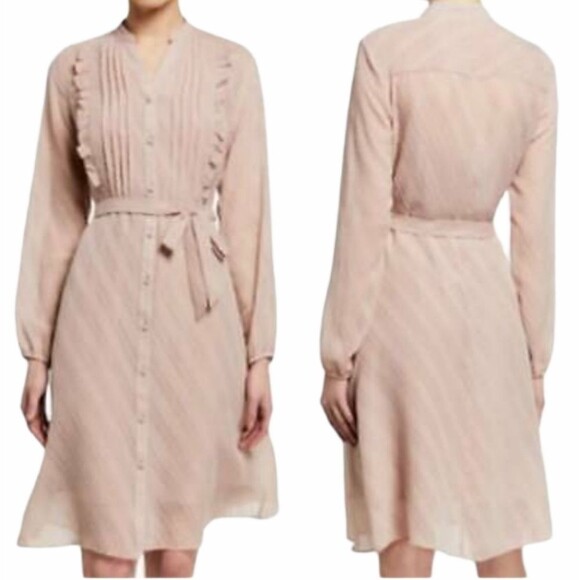 NANNETTE Pintuck Long Sleeve Dress‎ SIZE 2 - Picture 13 of 13